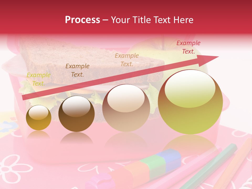 Pencils Lettuce School PowerPoint Template