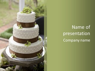Decor Nuptial Food PowerPoint Template
