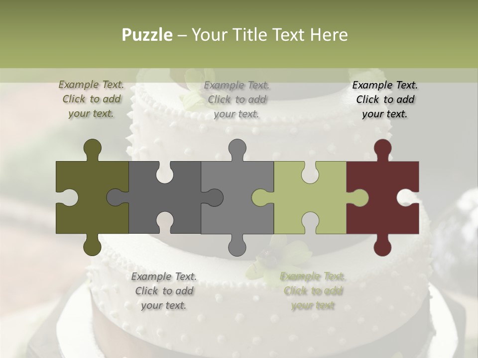 Decor Nuptial Food PowerPoint Template