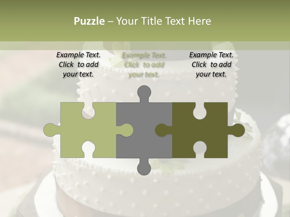 Decor Nuptial Food PowerPoint Template