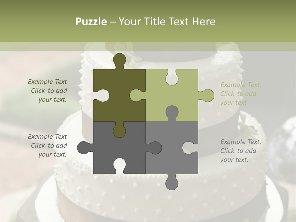 Decor Nuptial Food PowerPoint Template