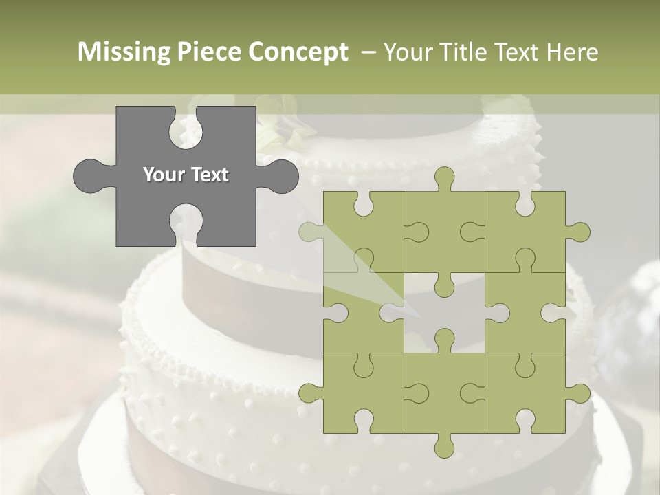 Decor Nuptial Food PowerPoint Template