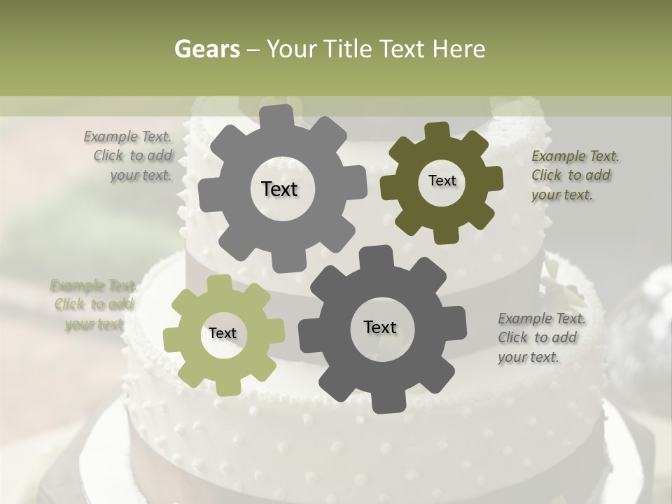 Decor Nuptial Food PowerPoint Template