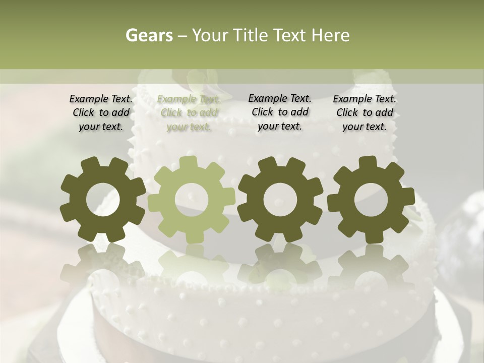 Decor Nuptial Food PowerPoint Template