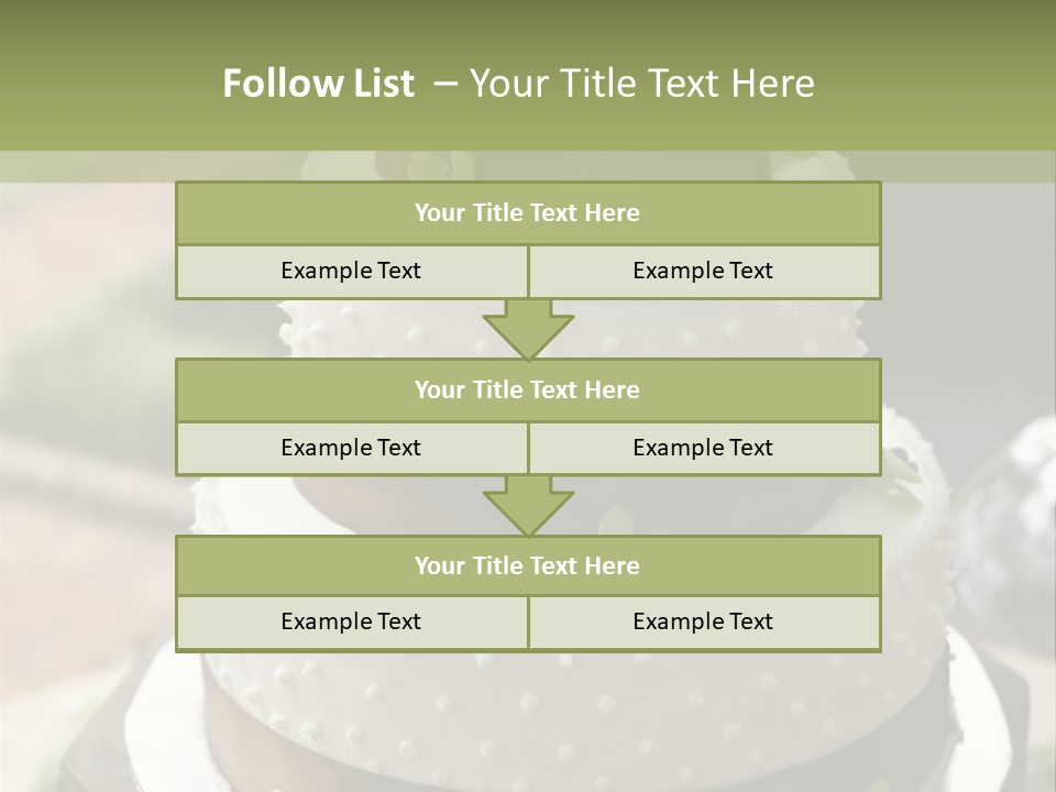 Decor Nuptial Food PowerPoint Template