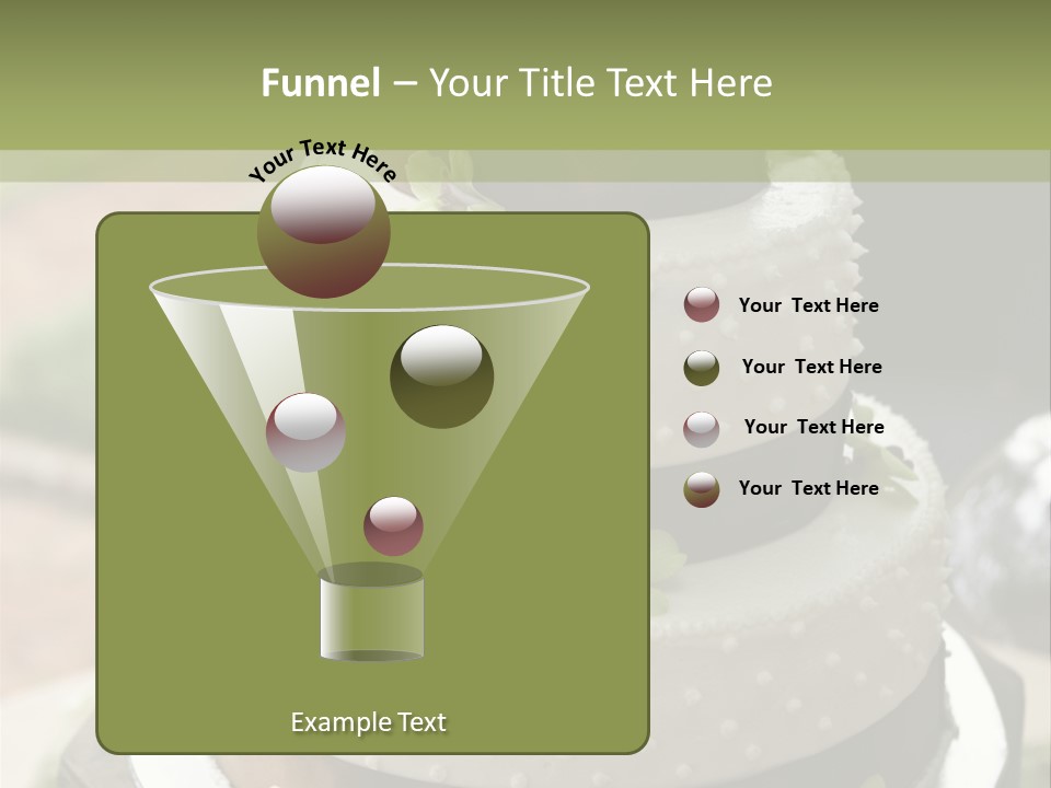 Decor Nuptial Food PowerPoint Template