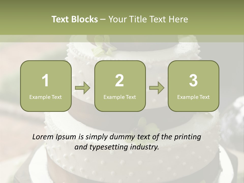 Decor Nuptial Food PowerPoint Template