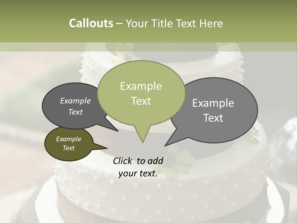 Decor Nuptial Food PowerPoint Template