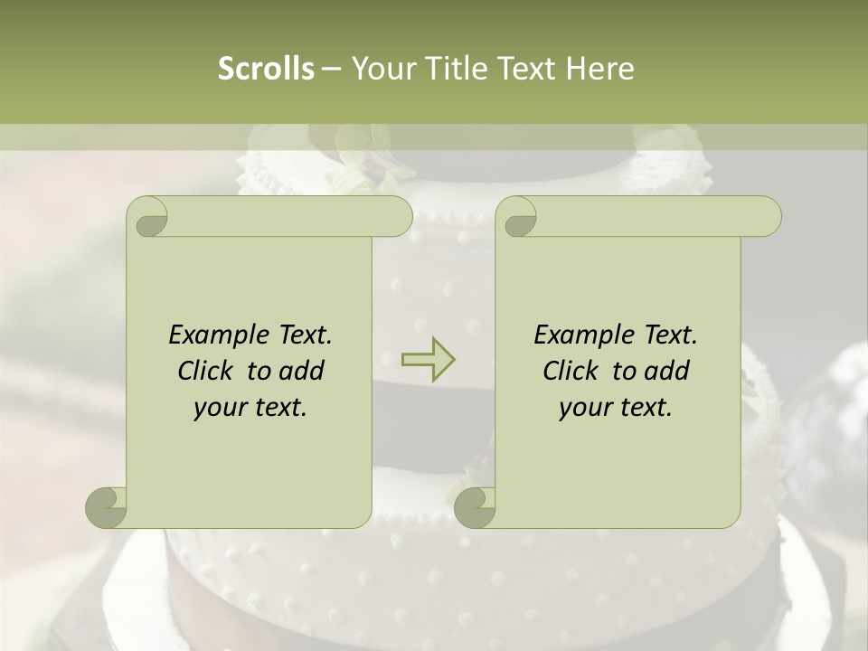 Decor Nuptial Food PowerPoint Template