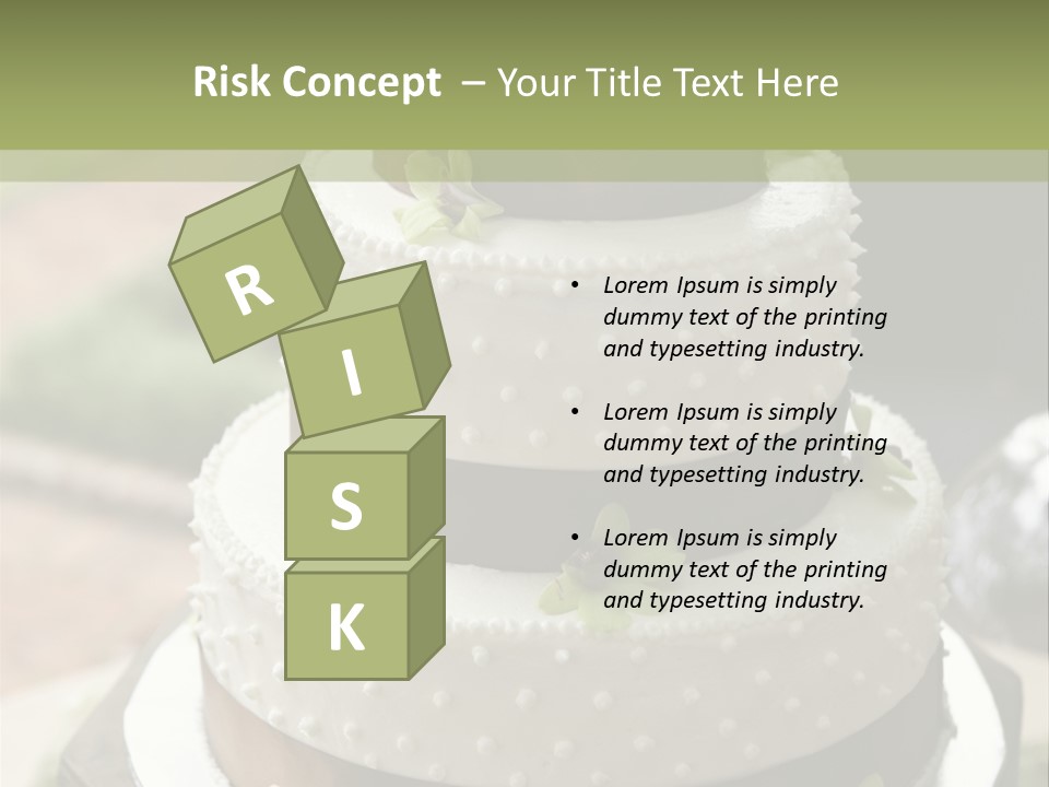 Decor Nuptial Food PowerPoint Template