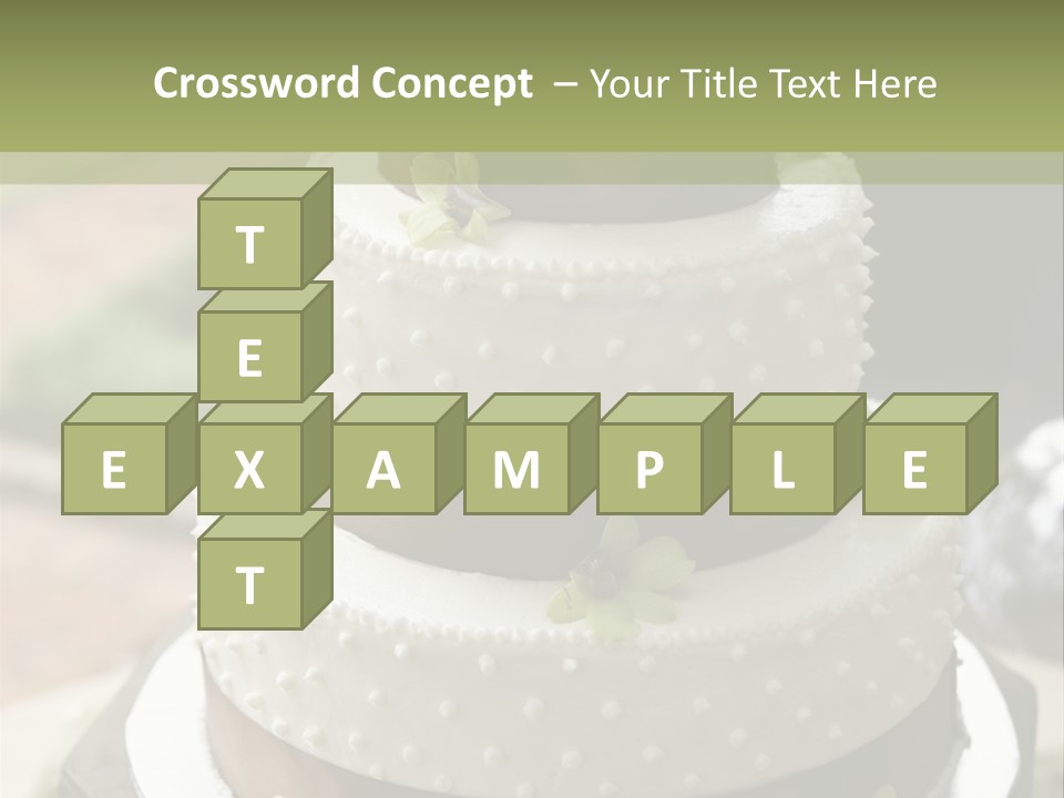 Decor Nuptial Food PowerPoint Template