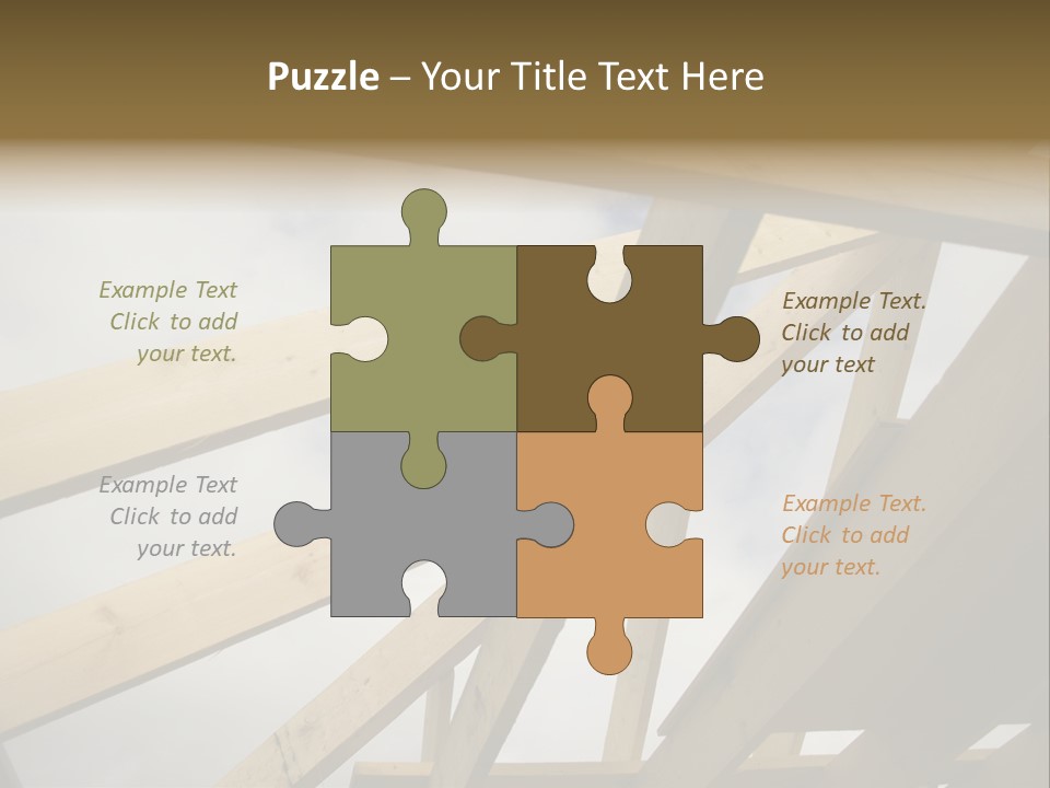 Construction Architecture Connections PowerPoint Template