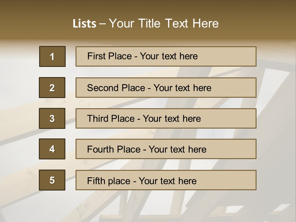 Construction Architecture Connections PowerPoint Template