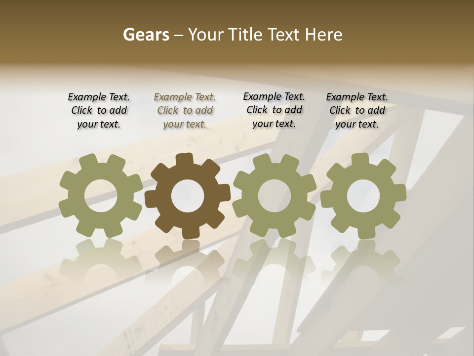 Construction Architecture Connections PowerPoint Template