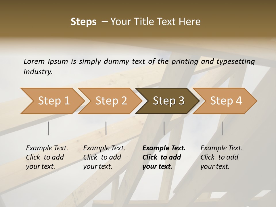 Construction Architecture Connections PowerPoint Template