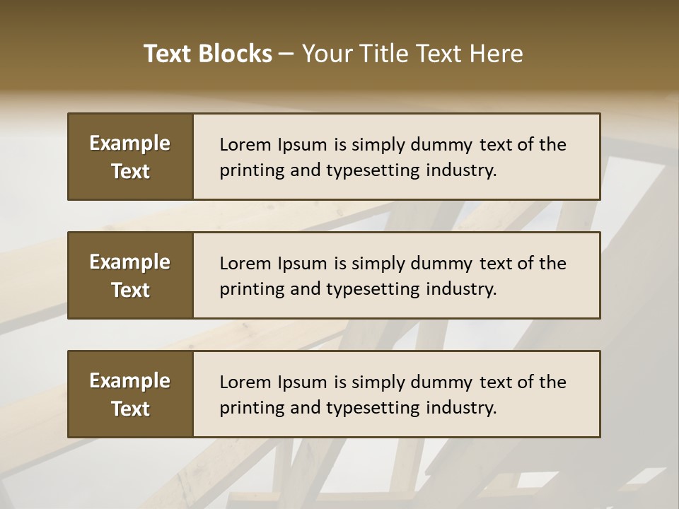Construction Architecture Connections PowerPoint Template