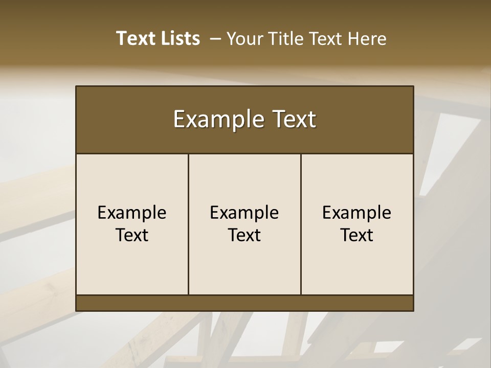 Construction Architecture Connections PowerPoint Template