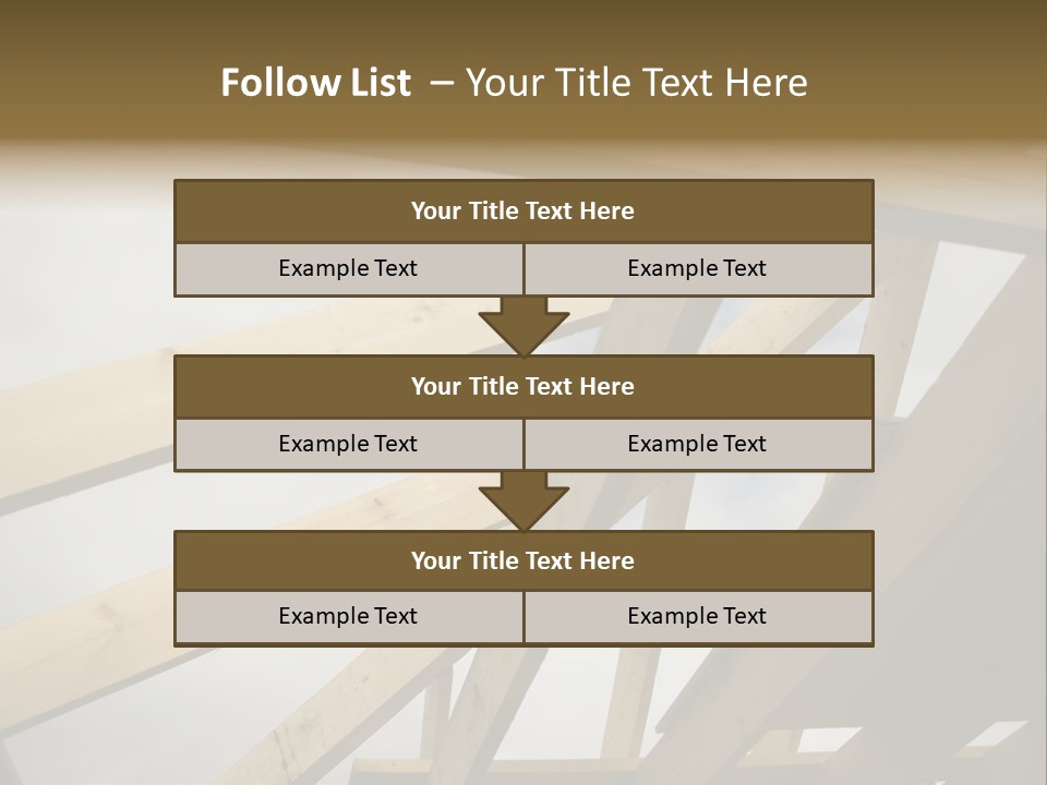 Construction Architecture Connections PowerPoint Template
