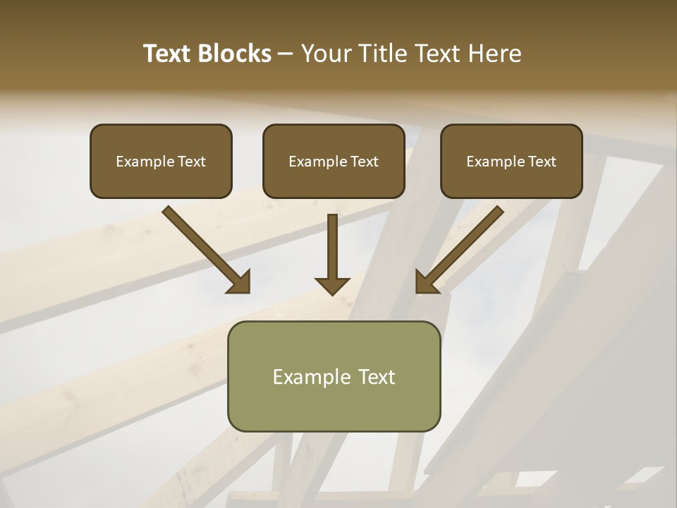 Construction Architecture Connections PowerPoint Template