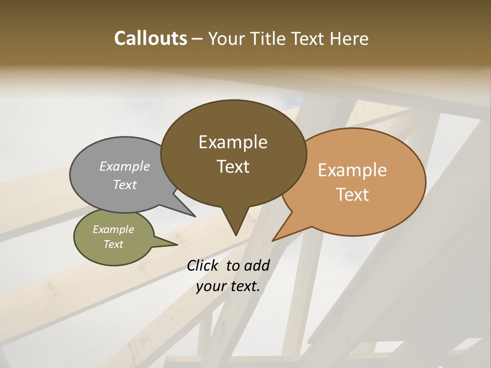Construction Architecture Connections PowerPoint Template