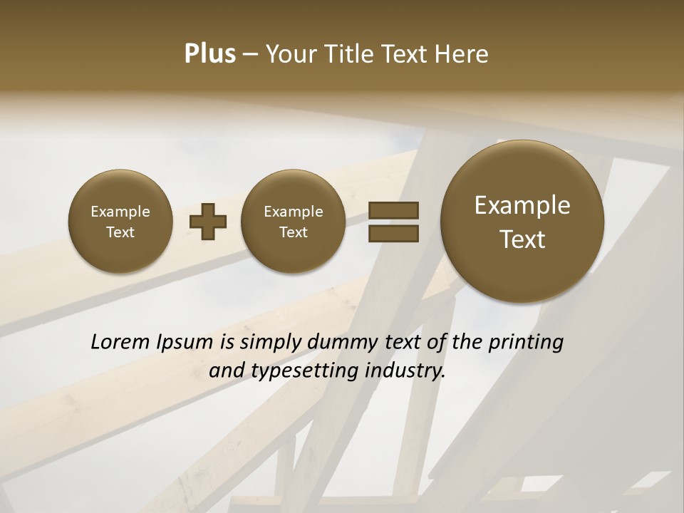 Construction Architecture Connections PowerPoint Template