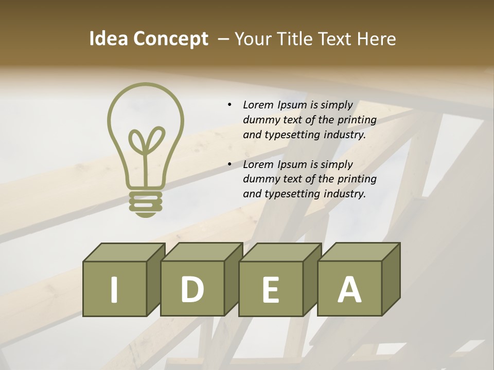 Construction Architecture Connections PowerPoint Template