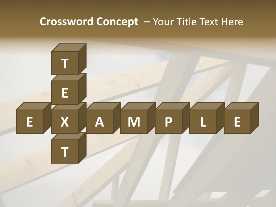 Construction Architecture Connections PowerPoint Template