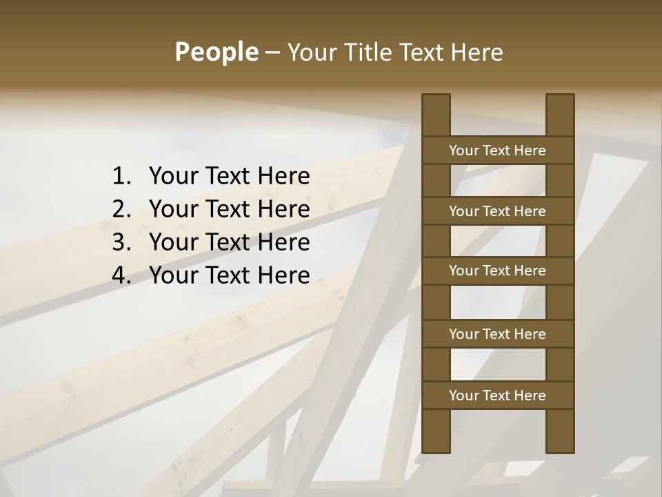 Construction Architecture Connections PowerPoint Template