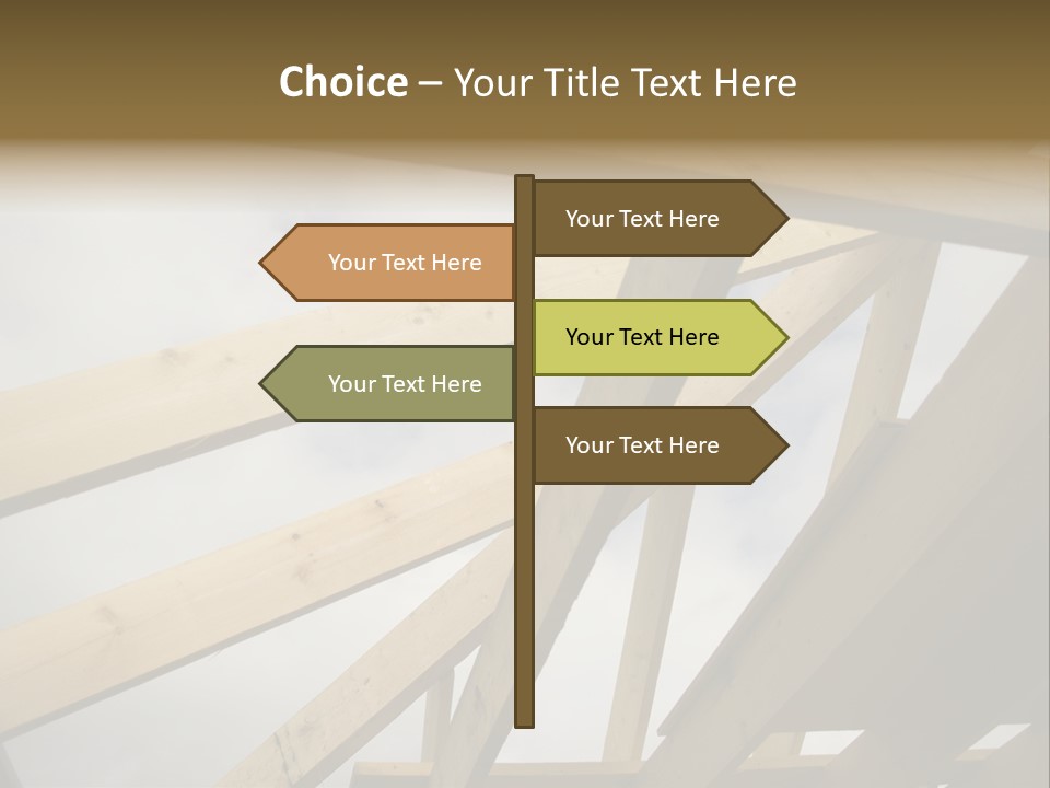 Construction Architecture Connections PowerPoint Template