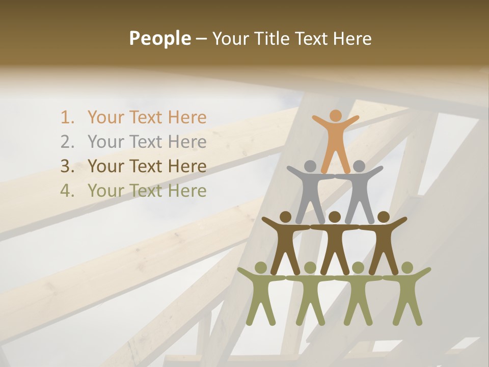 Construction Architecture Connections PowerPoint Template