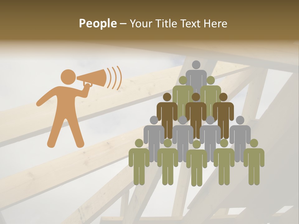 Construction Architecture Connections PowerPoint Template