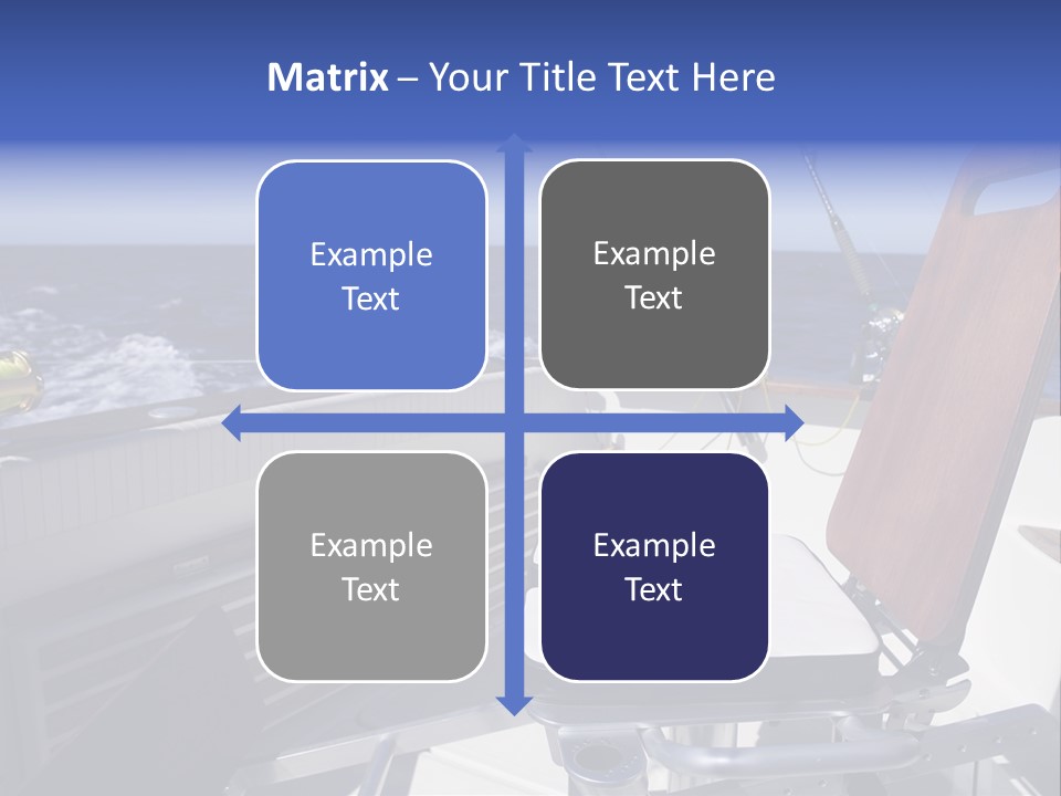 Deep North Fishing PowerPoint Template