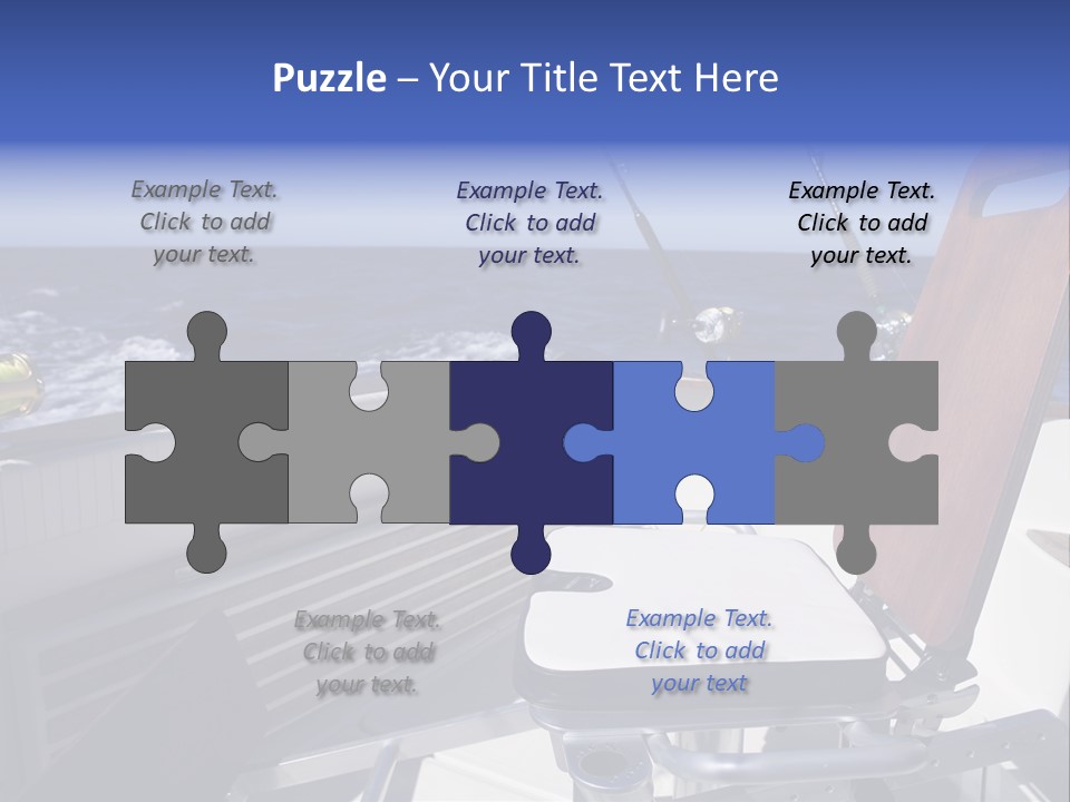 Deep North Fishing PowerPoint Template