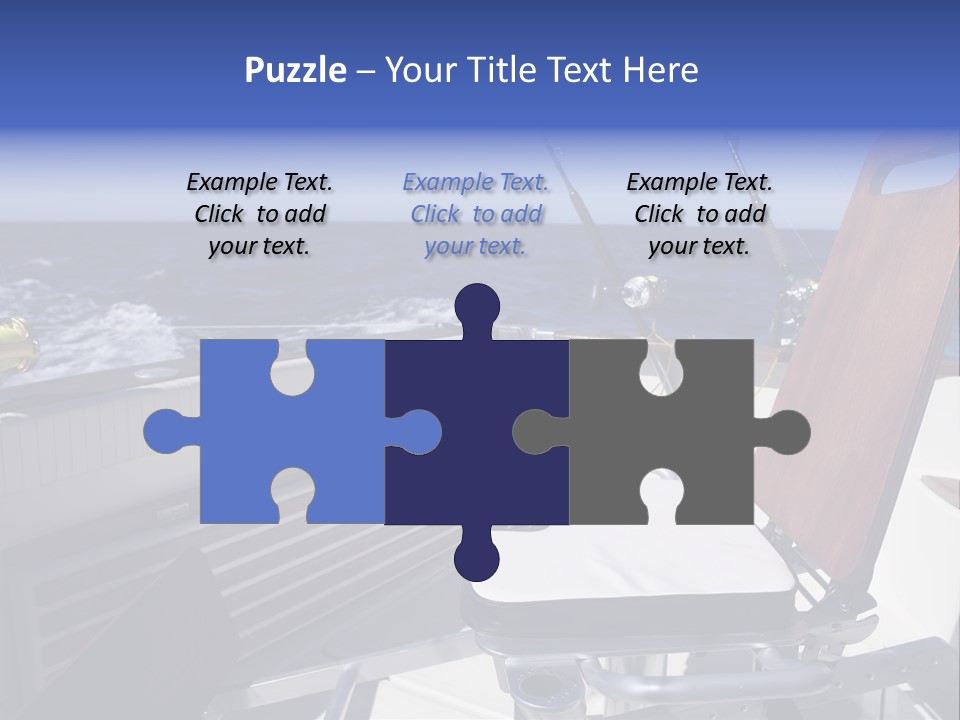 Deep North Fishing PowerPoint Template