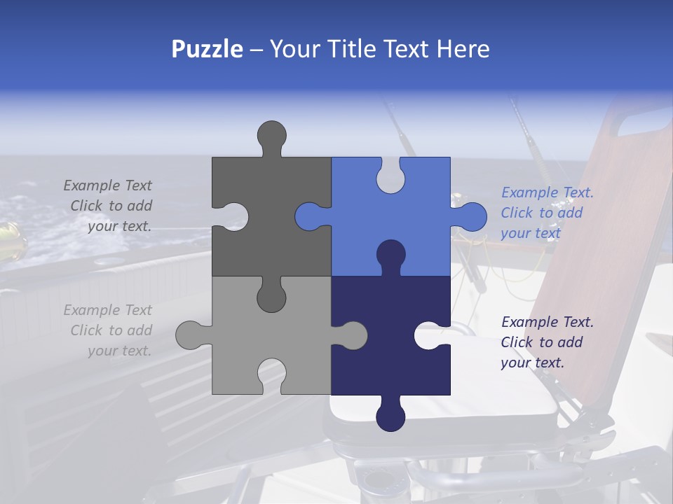 Deep North Fishing PowerPoint Template