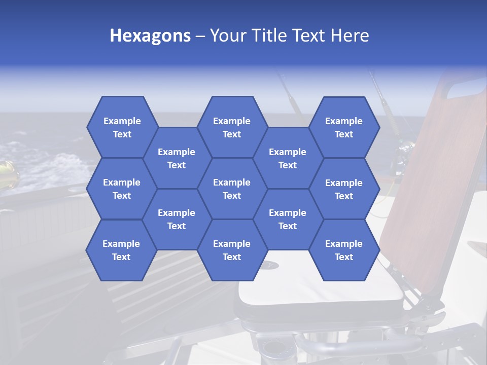 Deep North Fishing PowerPoint Template