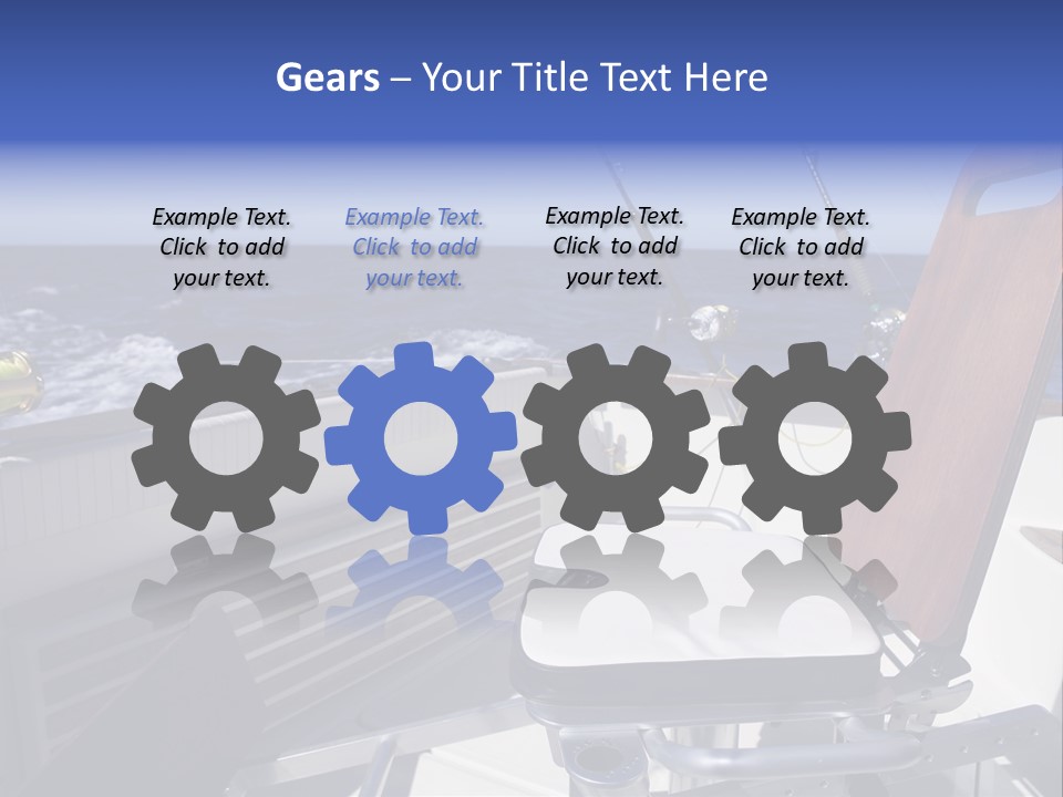 Deep North Fishing PowerPoint Template