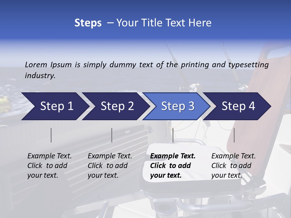 Deep North Fishing PowerPoint Template