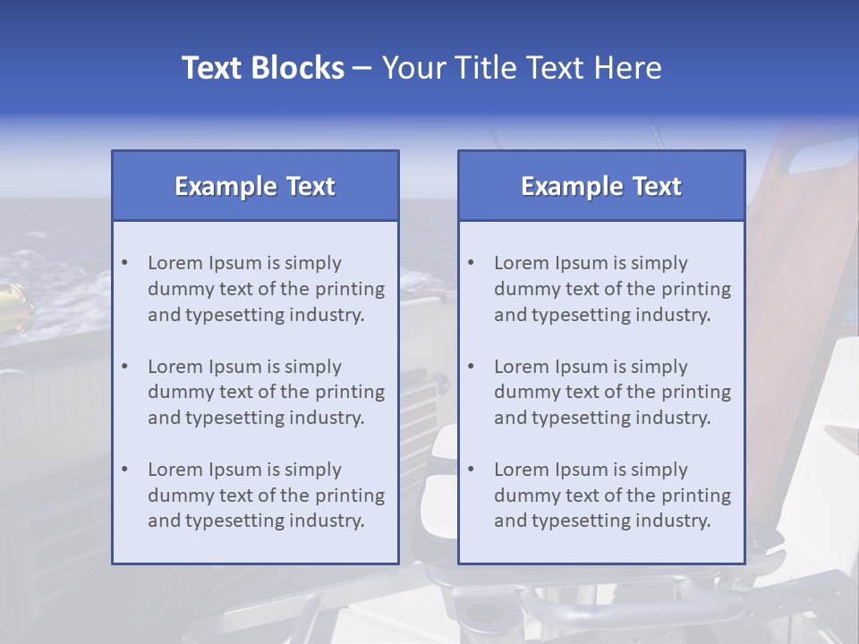Deep North Fishing PowerPoint Template