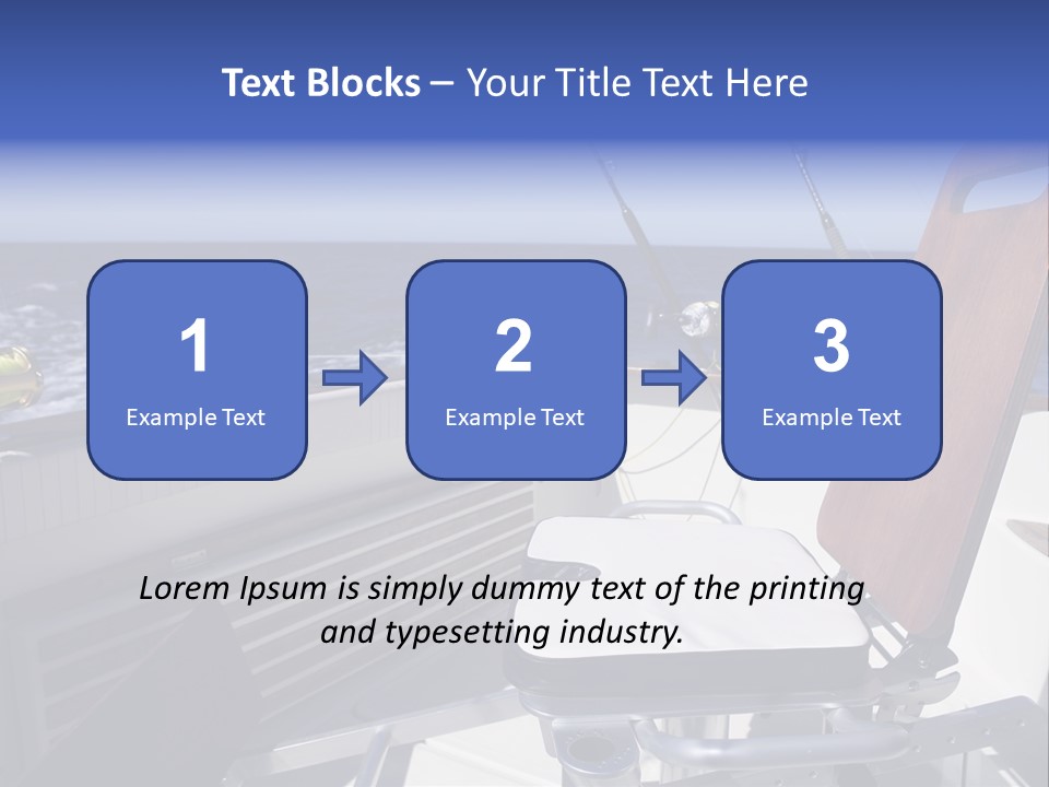 Deep North Fishing PowerPoint Template