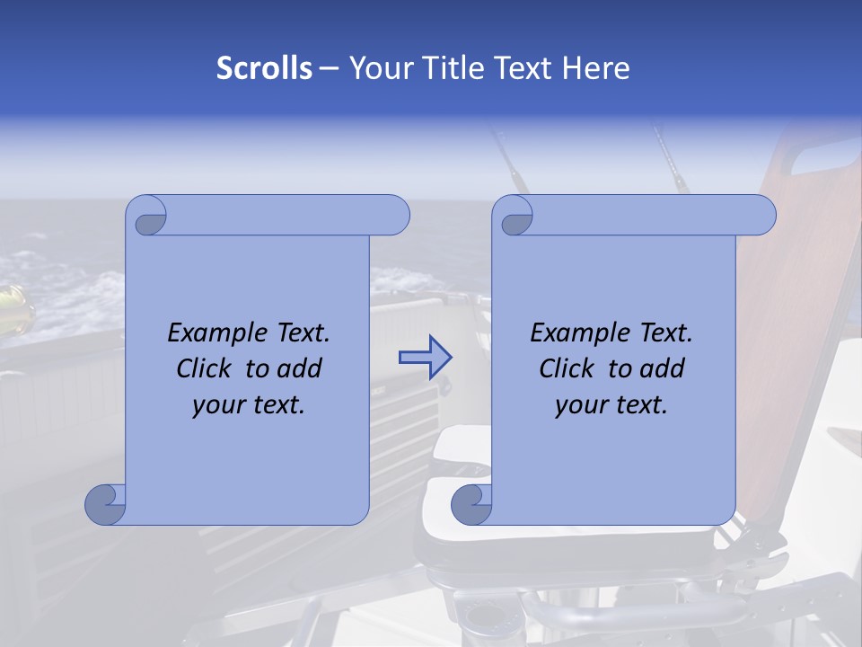 Deep North Fishing PowerPoint Template