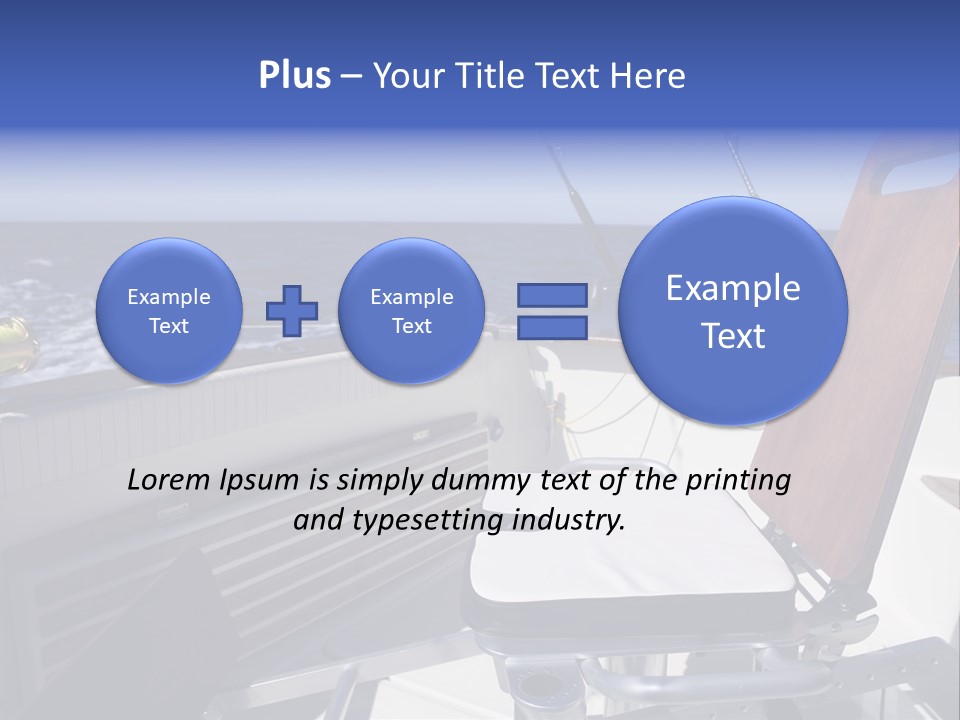 Deep North Fishing PowerPoint Template