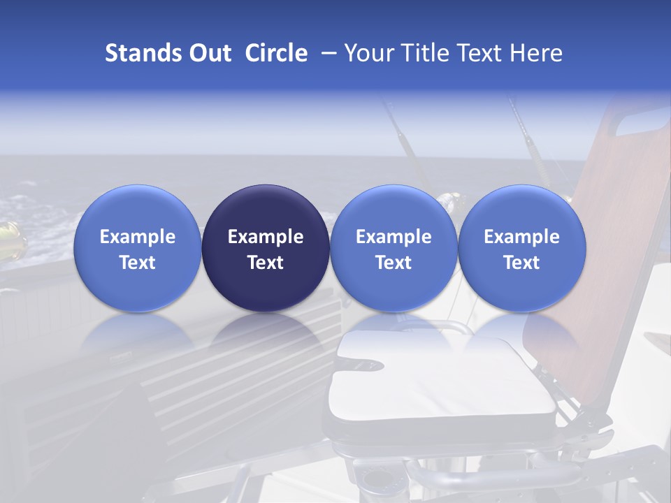 Deep North Fishing PowerPoint Template