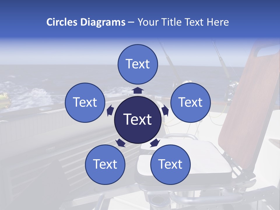 Deep North Fishing PowerPoint Template