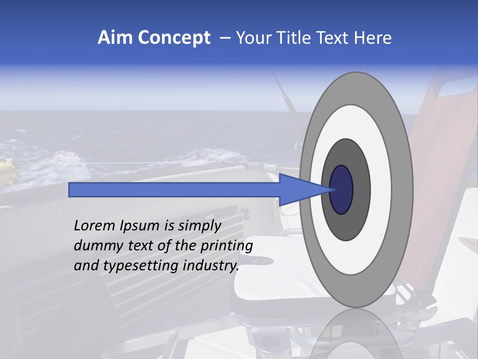 Deep North Fishing PowerPoint Template