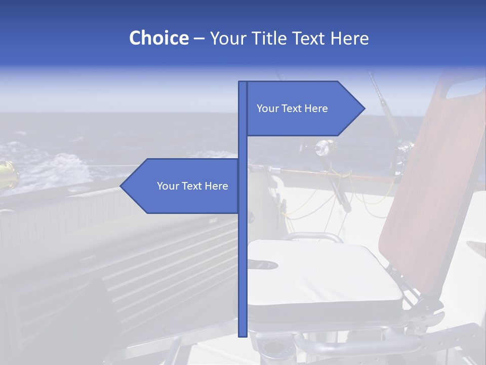 Deep North Fishing PowerPoint Template