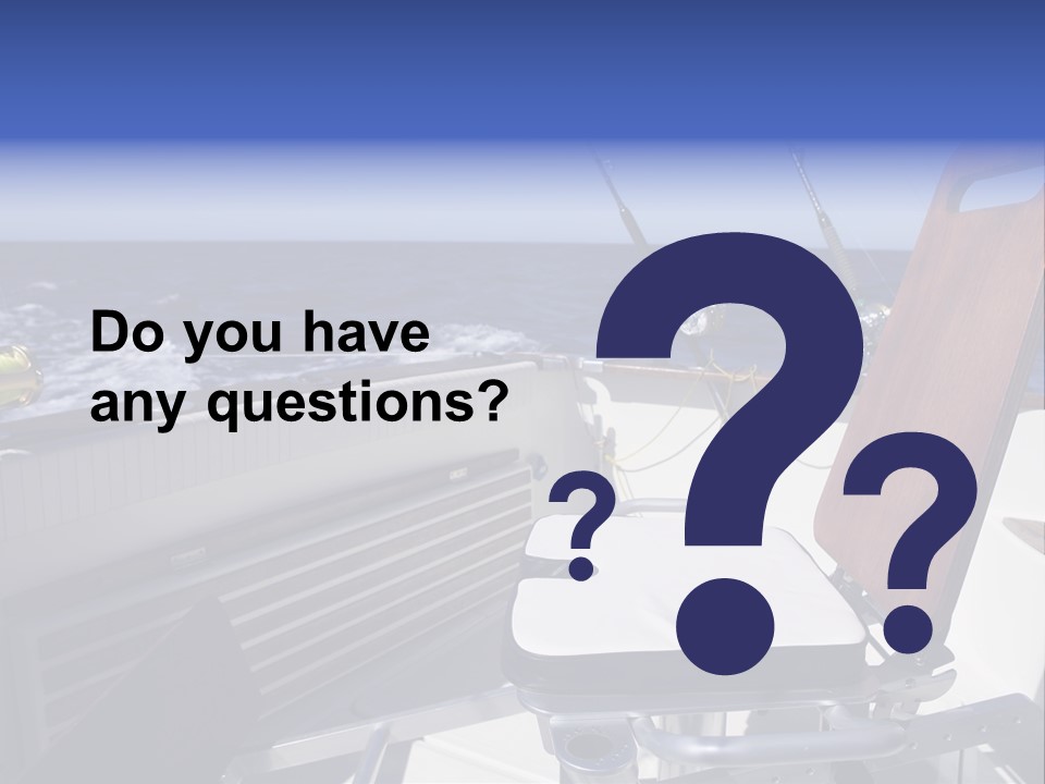 Deep North Fishing PowerPoint Template