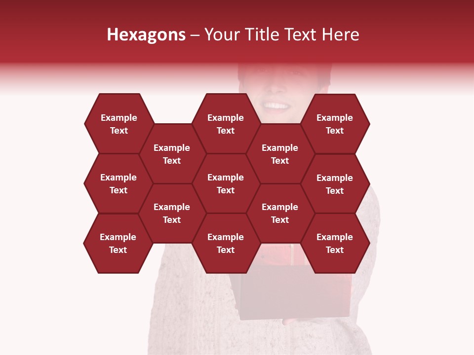 Men White Gift PowerPoint Template