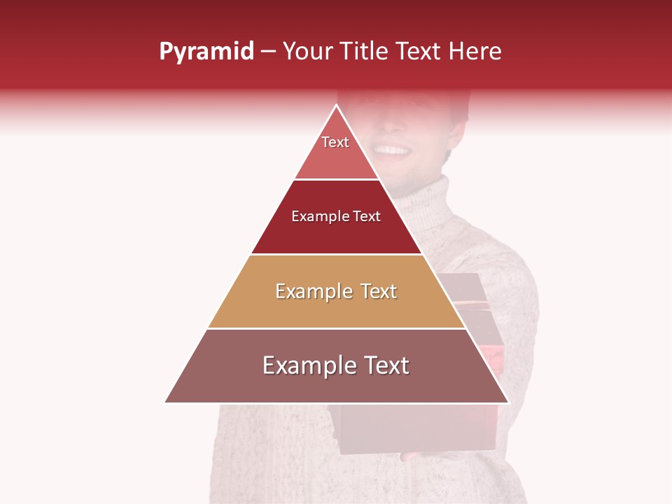 Men White Gift PowerPoint Template