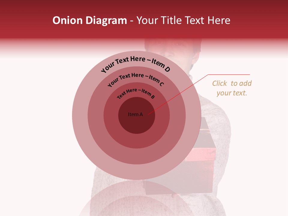 Men White Gift PowerPoint Template